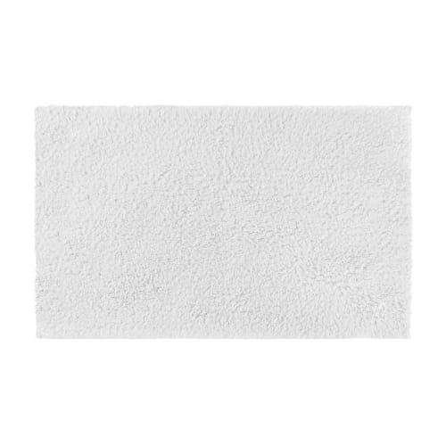 Connoisseur Bath Rug, 100% Cotton, Rectangular 21x36, White with Latex Backing